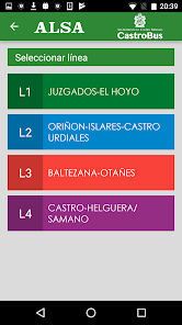 Captura 3 Autobuses Castro Urdiales android