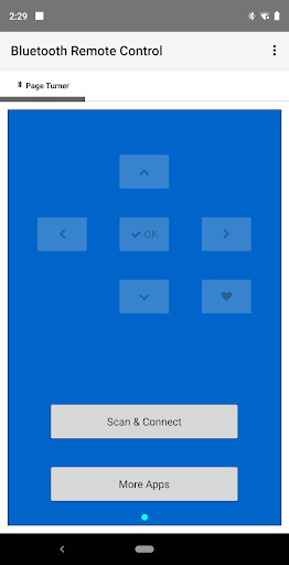 Android application Bluetooth Page Turner screenshort