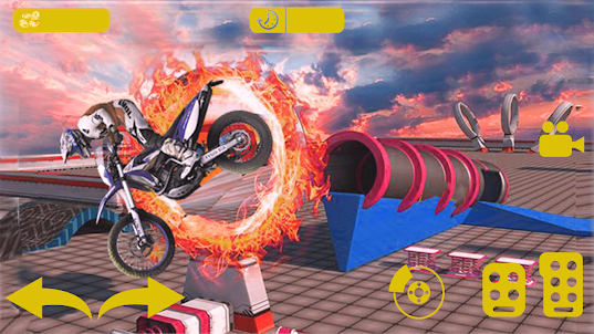 Bike stunt 3d games-Bike games