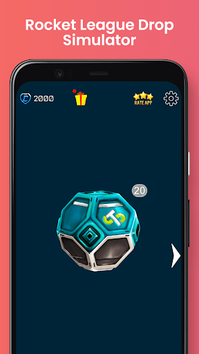 Android application Rocket League Drop Simulator screenshort