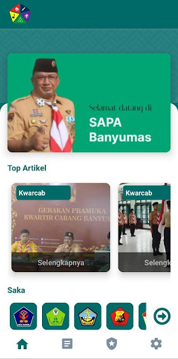 Android application SAPA Banyumas screenshort
