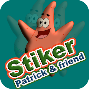 Stiker Patrick & Fren WAstiker