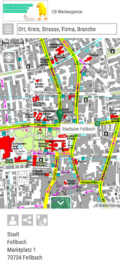 Android application Unser Stadtplan Deutschland screenshort