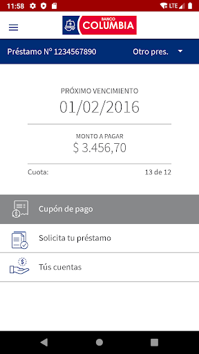 App Columbia Screen 3