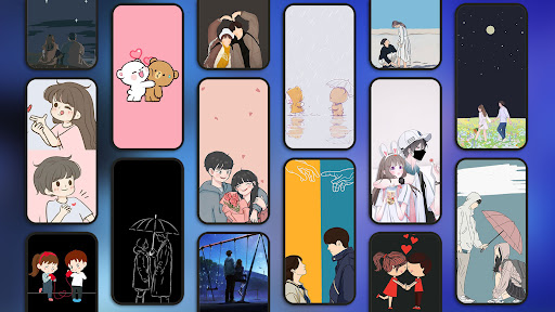 Android application Wallpaper Cute Couple screenshort