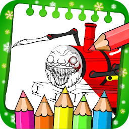 Coloring of choo choo charles