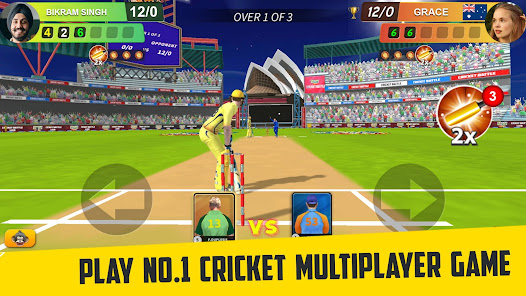 Imágen 2 Cricket Battle Live: Play 1v1  android