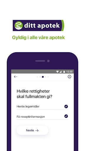 Ditt Apotek Digital Fullmakt Screen 3