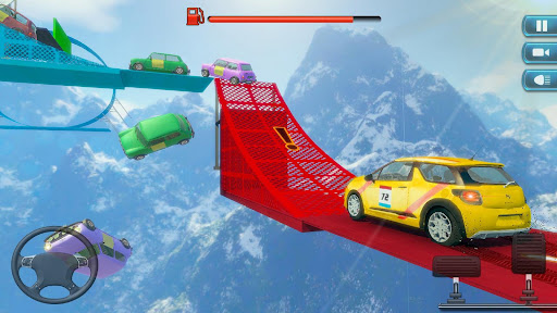 Impossible Ramp Car Driving 3D Screen 2