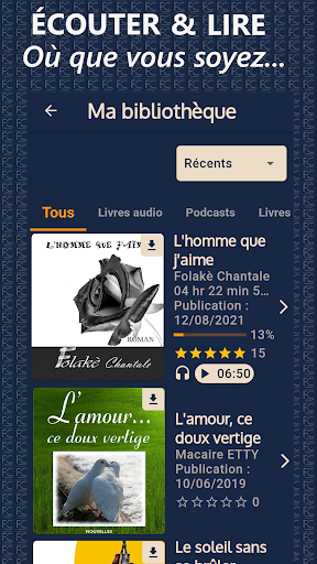 FCaudioÉdit : Livres Audio & + Screen 3