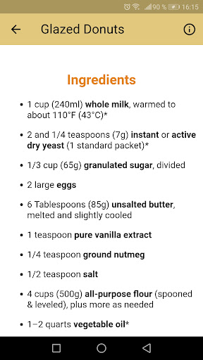 Tasty donut recipes Screen 3