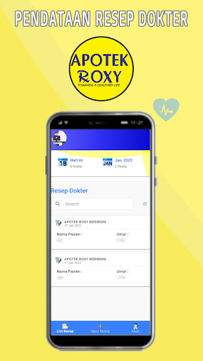 Android application eResep Dokter screenshort