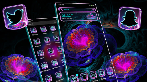 Trippy Art Neon Launcher Screenshot 1 - AppWisp.com