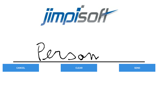 Android application Rentway® - Signature Pad screenshort