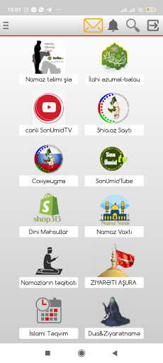 Android application Müsəlmanın kitabçası screenshort