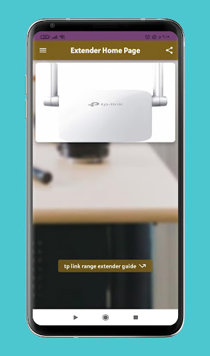 Android application tp link range extender guide screenshort