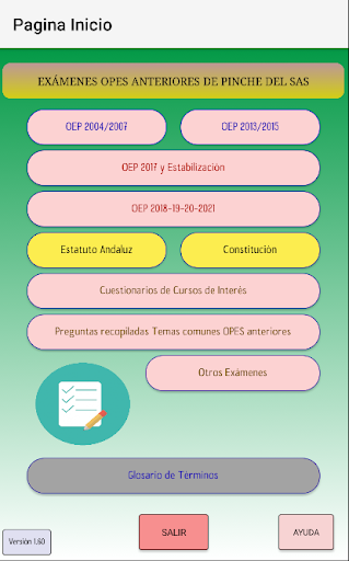 Android application Quiero una Plaza Pinche 2023 screenshort