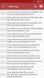 SyncMyTracks Screenshot