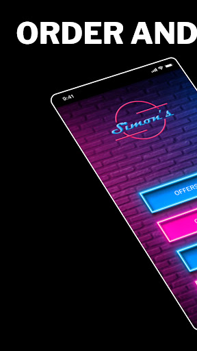 Android application Simons Cafe and Diner screenshort