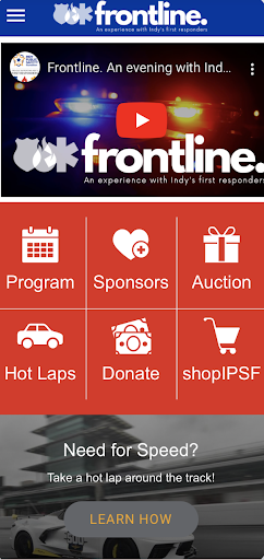 Android application Frontline. screenshort