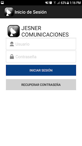 Android application Jesner Comunicaciones - Recarg screenshort