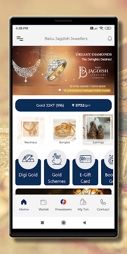 Android application Babu Jagdish Jewellers screenshort