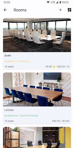 Android application FoundrSpace screenshort