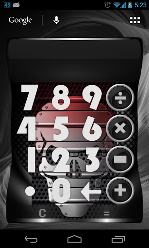 Android application Calculator Widget screenshort