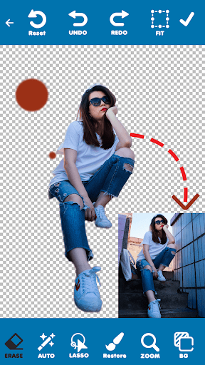 Android application Remove BG: Ultimate edit tool  screenshort