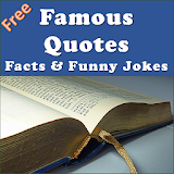 Free famous quotes, jokes, facts and humor icon