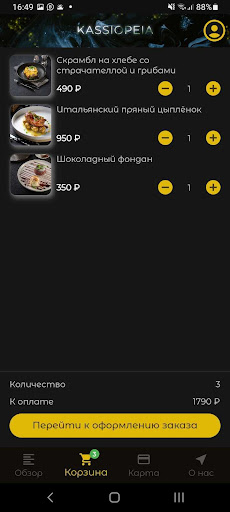 Kassiopeia Screen 2