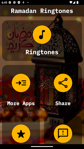 Android application Ramadan Ringtones screenshort