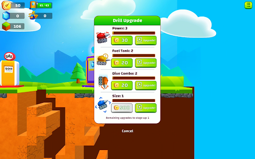 Ground Digger: Lava Hole Drill - Simulation - games