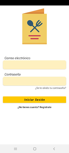 Android application ComedorGS screenshort