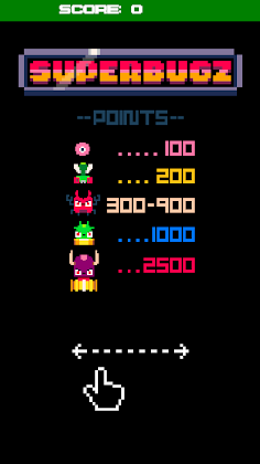 SUPERBUGZ - 8 Bit Shooting Gam - Screenshot 1