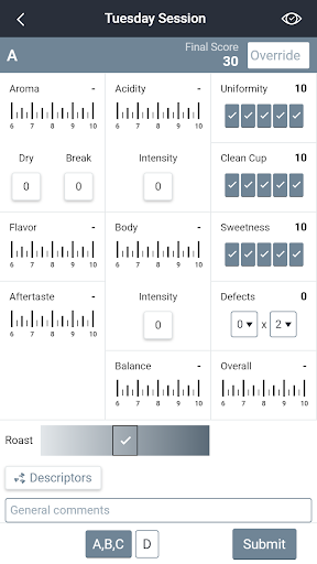 Android application Cropster Cup screenshort