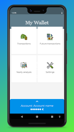 Android application MyWallet screenshort