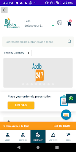 All In One Medicine Order App