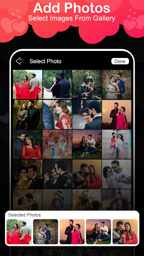 Android application Wedding Anniversary VideoMaker screenshort