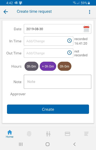 Rigo HRMS Screen 2