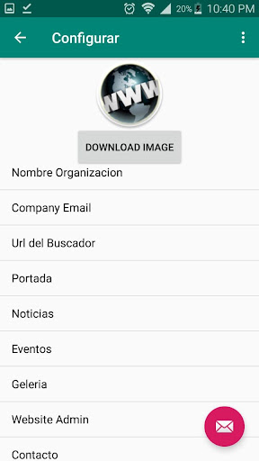 My Website APK Screen 2