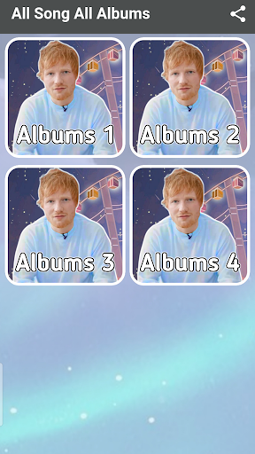 Android application Ed Sheeran Song screenshort