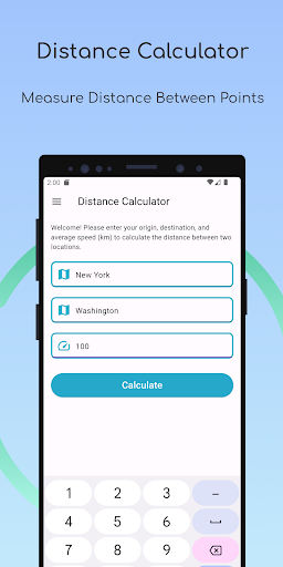 Distance Calculator Screen 2