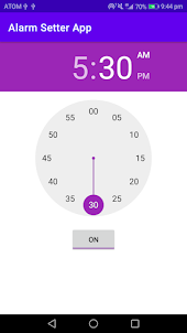 Alarm Setter App