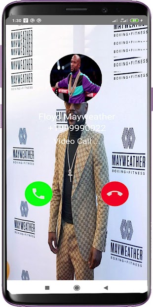 Screenshot 4 Floyd Mayweather boxer  Call Video (fake) android