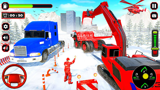 Snow Excavator 3D Simulator 1.49 screenshots 2