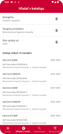 Protherm spareCHECK Screen 2