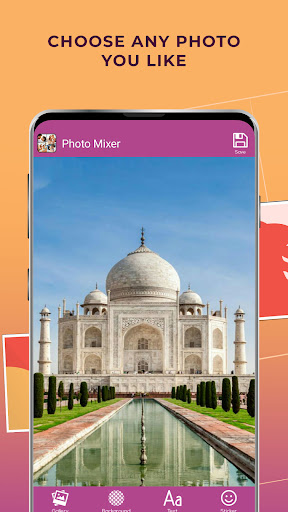 Android application Photo Mixer screenshort