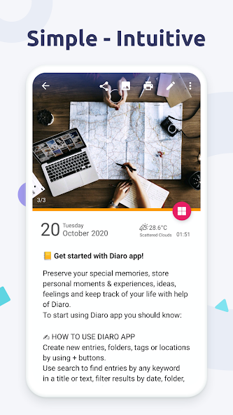 Diaro - Diary, Journal, Notes, Mood Tracker 3.93.2 APK + Мод (Unlimited money) за Android