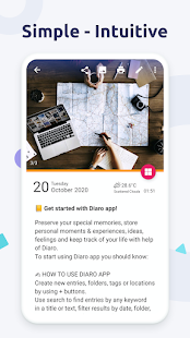 Diaro - Diary, Journal, Mood Tracker with Lock 3.91.1 APK screenshots 2